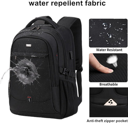 Durable Laptop and Travel Rucksack with Multiple Pockets