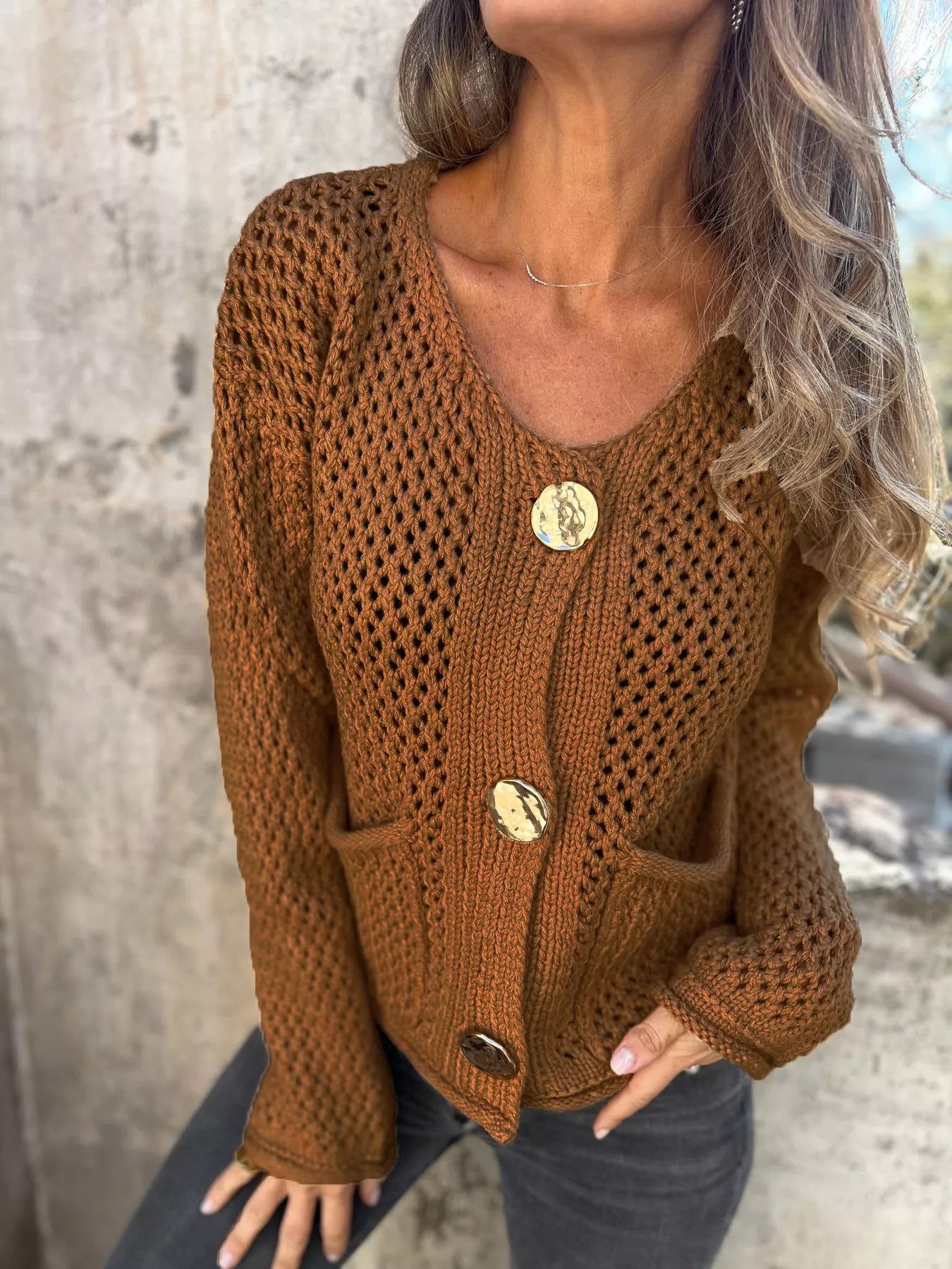 Cozy Knit Open Front Long Cardigan