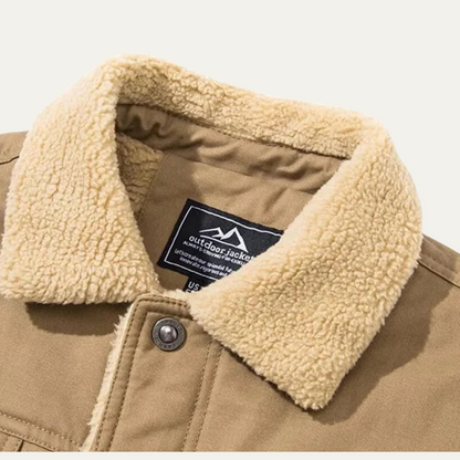 Thermal Insulated Mens Fleece Lined Winter Jacket