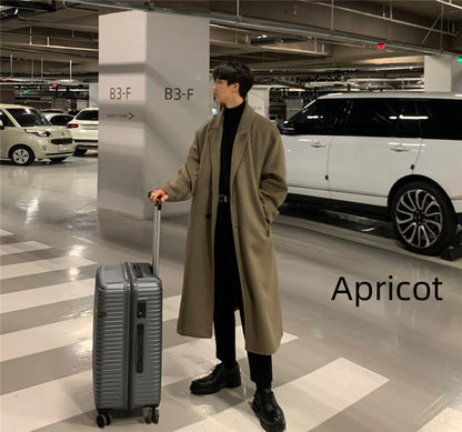 Classic Mens Waterproof Wool Coat