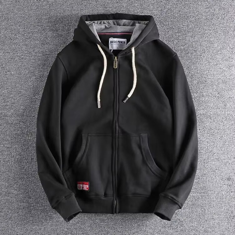 Comfortable Casual Zip Up Sweatshirt