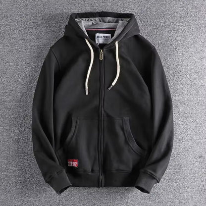 Comfortable Casual Zip Up Sweatshirt