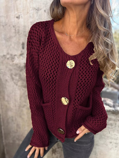 Cozy Knit Open Front Long Cardigan