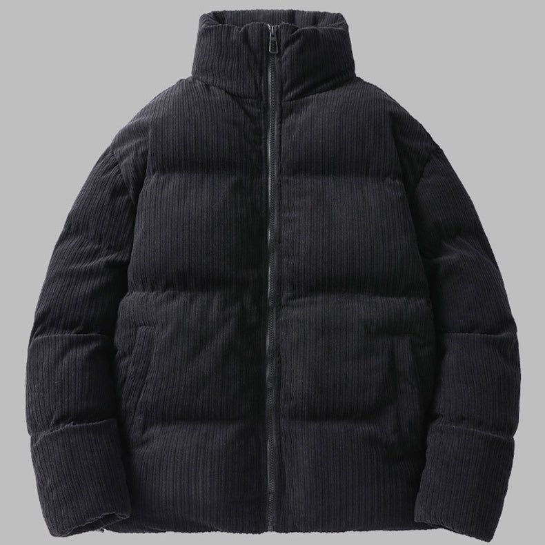 Warm Cotton Parka - Oversized Corduroy Jacket - Luxicro