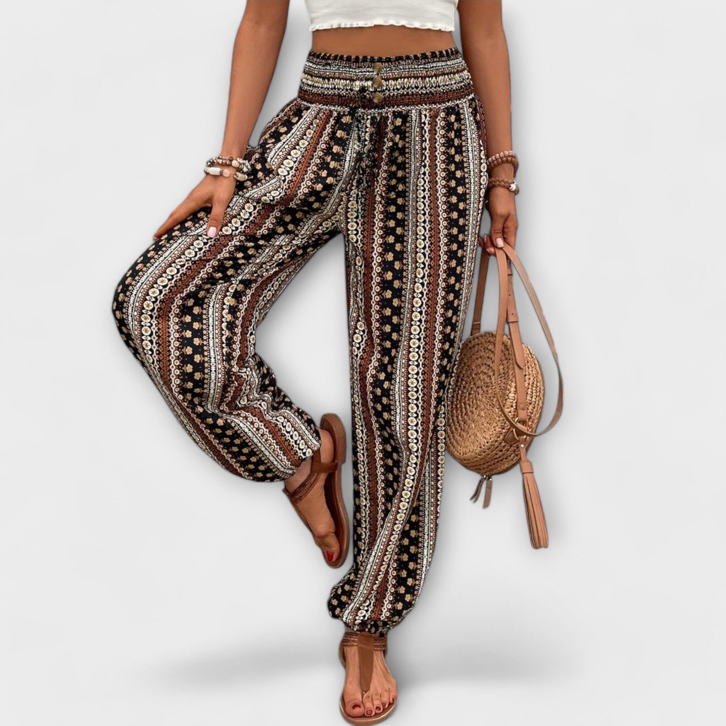 Colorful Printed Women's Pants