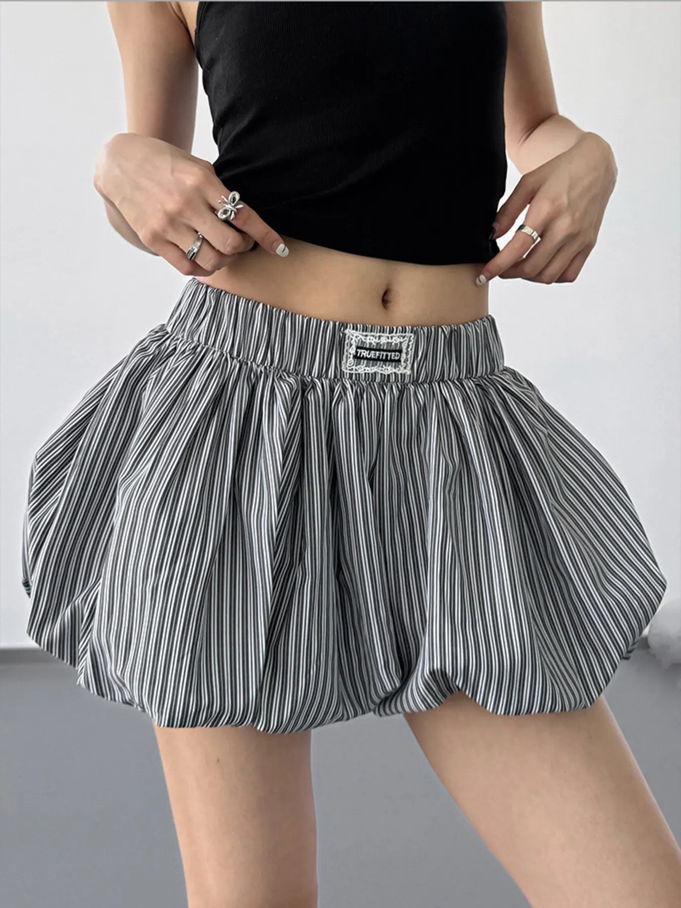 Colorful Flare Hem Summer Shorts - EasyApparels