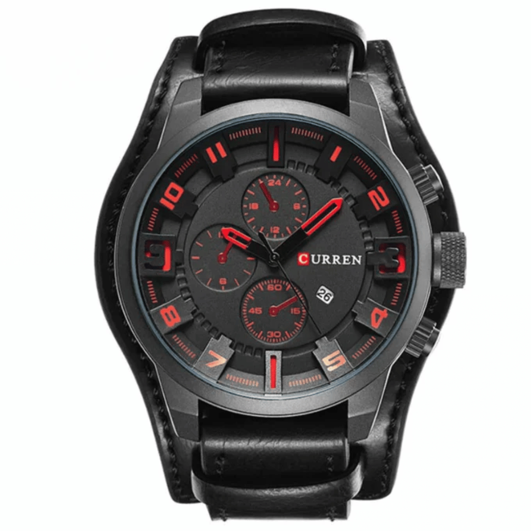 Luxury Leather Quartz Watch