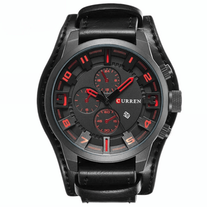 Luxury Leather Quartz Watch