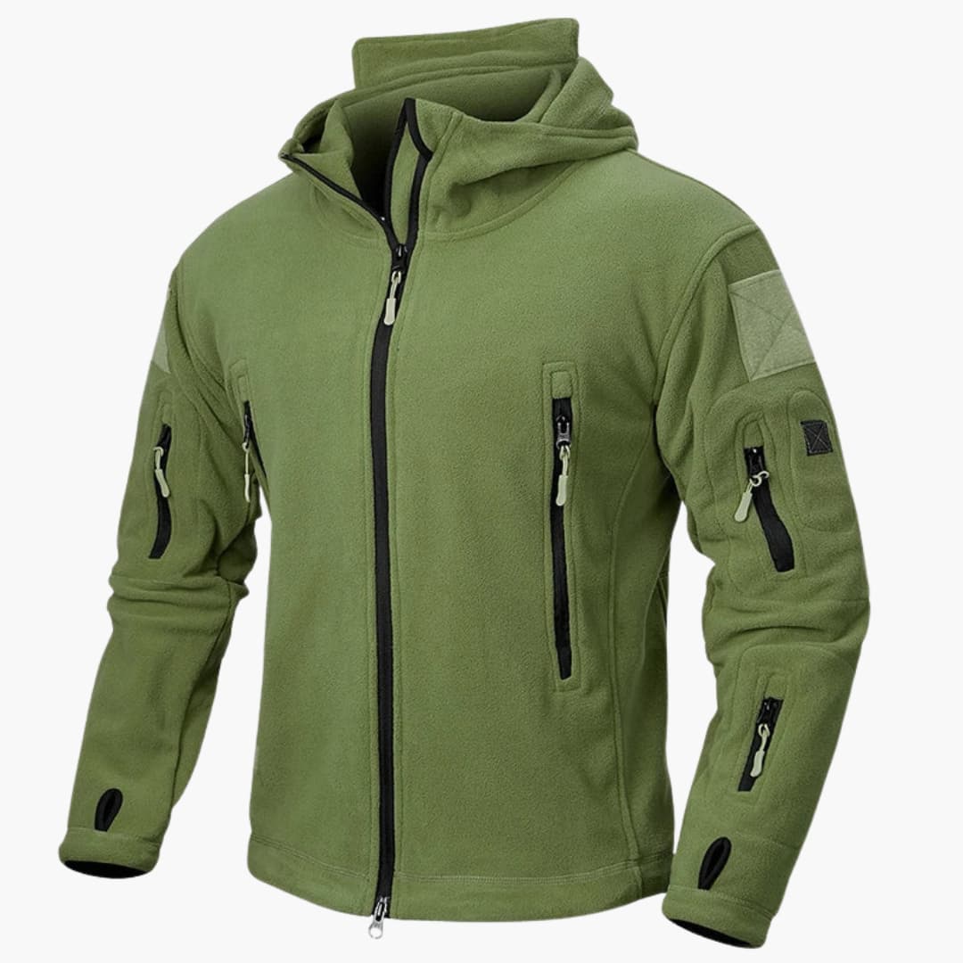 Men's Padded Hooded Jacket with Extra Pockets - Vossary