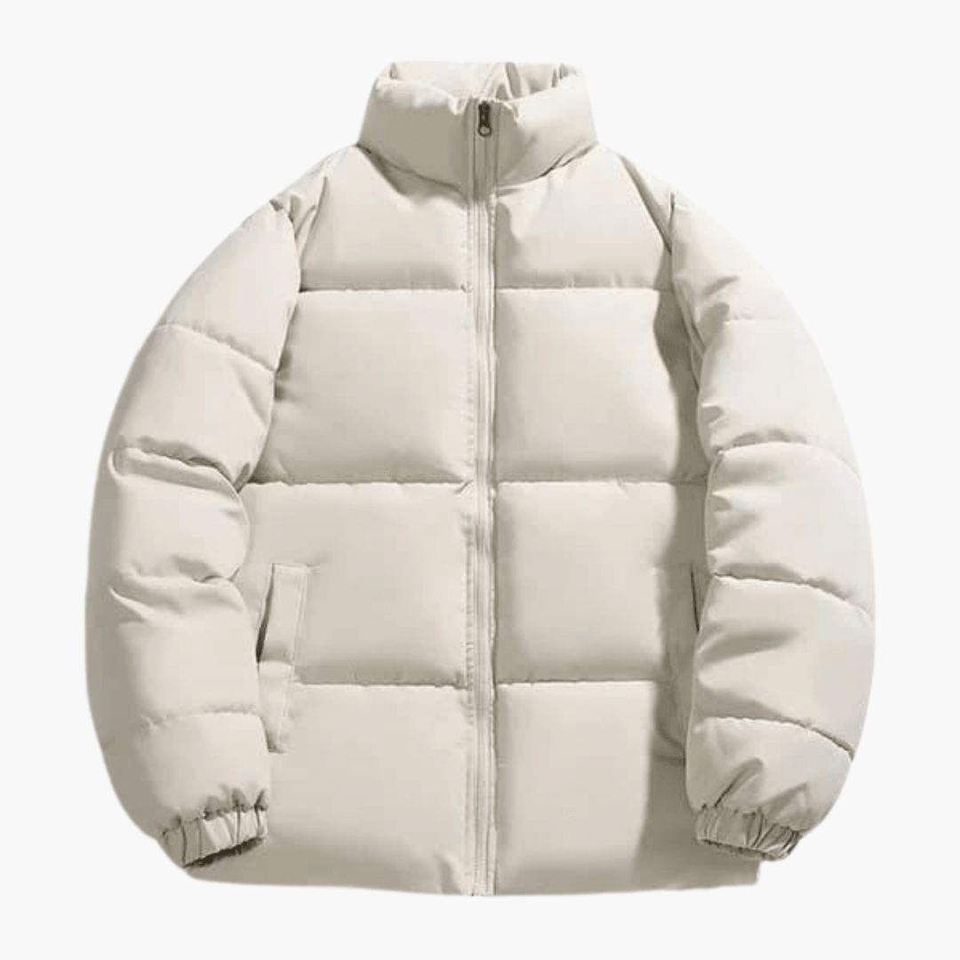 Warm Padded Men's Zip Up Parka Jacket
