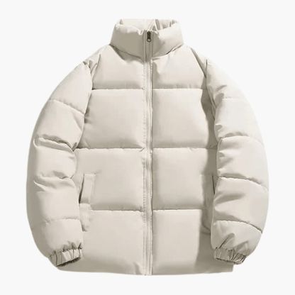 Warm Padded Men's Zip Up Parka Jacket