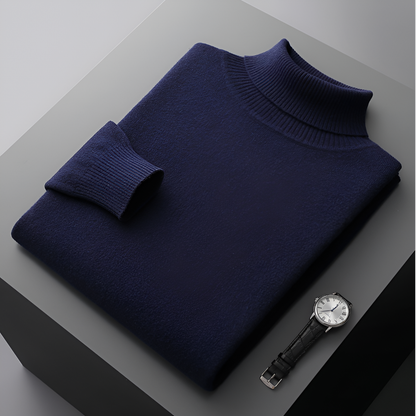 Luxury Soft Mens Wool Crew Neck Sweater