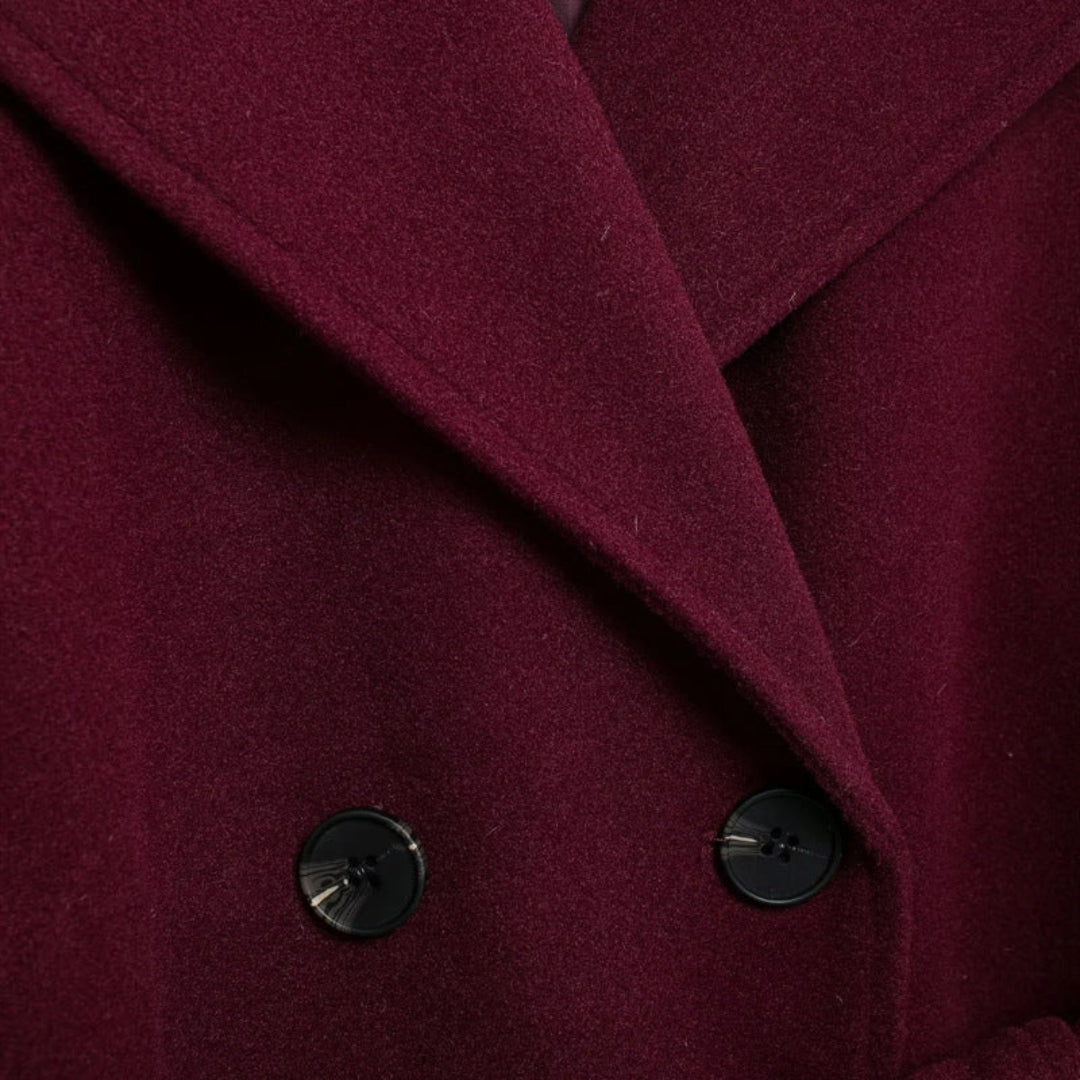 Warm Women's Long Wool Coat