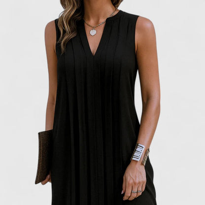 Chic V-Neckline Women's Dress