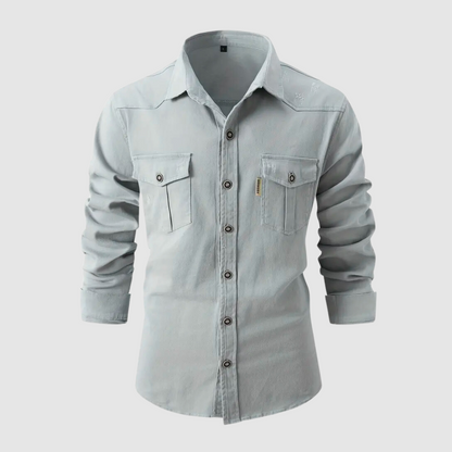 Relaxed Fit Cotton Mens Shirt