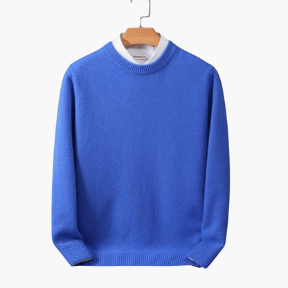 Cozy Mens Crew Neck Winter Sweater