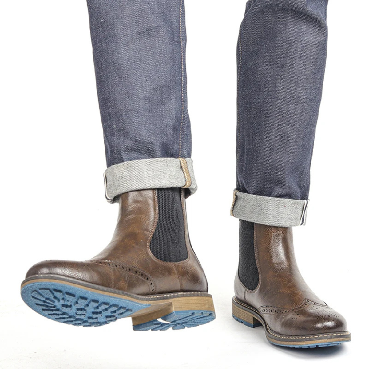 Timeless Men's Leather Ankle Boots