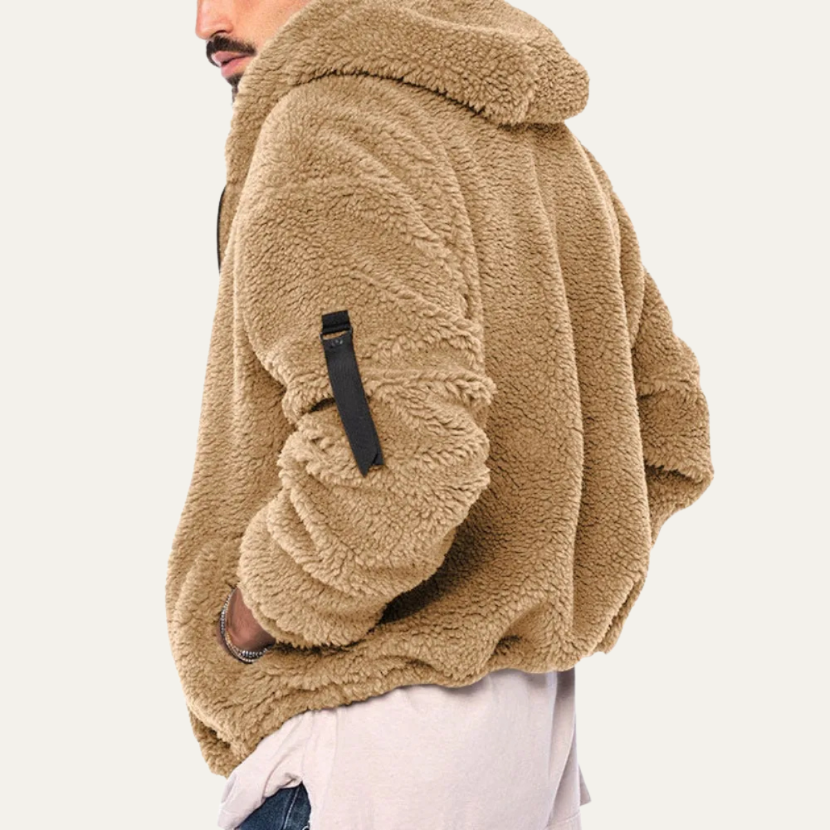 Cozy Men's Fleece Hooded Winter Jacket