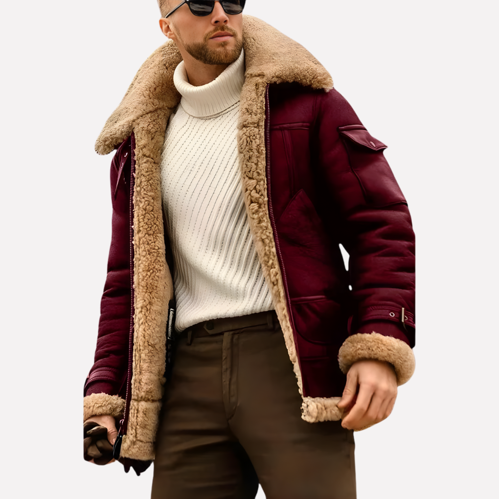 Classic Leather Pilot Jacket