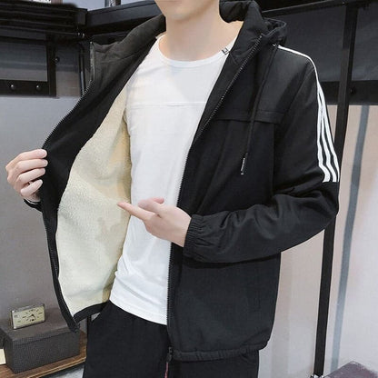 Waterproof Men's Zip Up Windbreaker Jacket