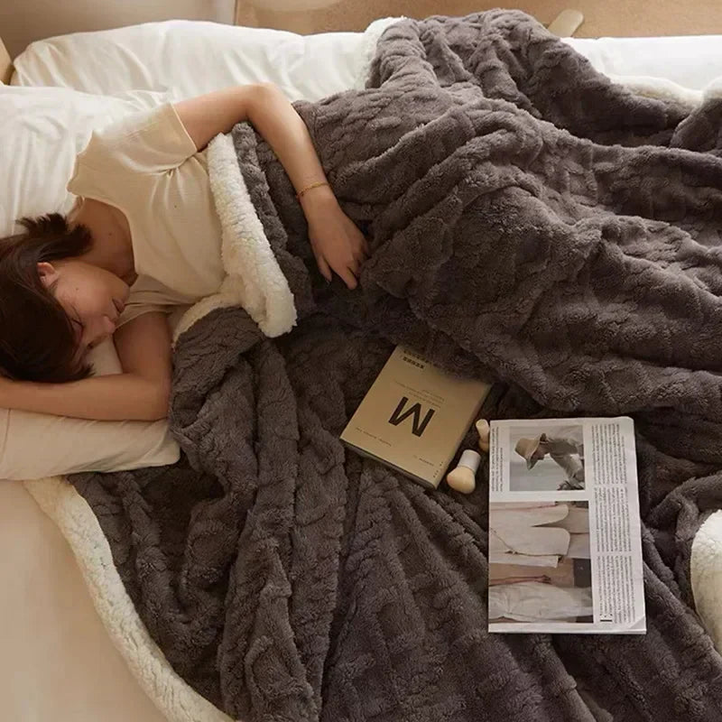 Soft Wool Blanket for Cold Winter Nights