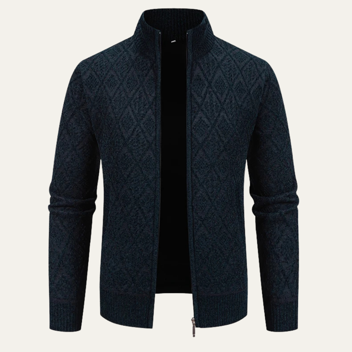 Stylish Men's Diamond Knit Blazer Jacket
