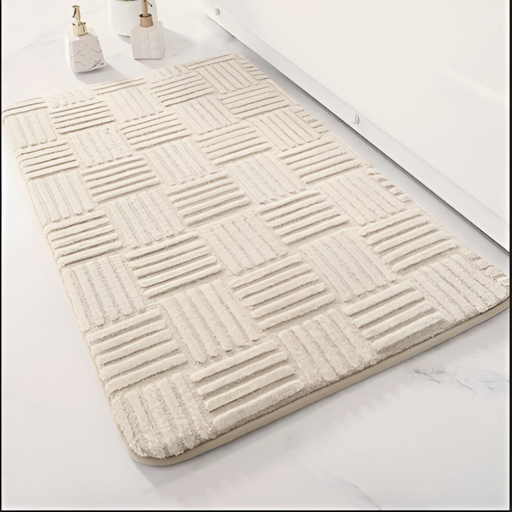 Plush Non-Slip Shag Bathroom Mat