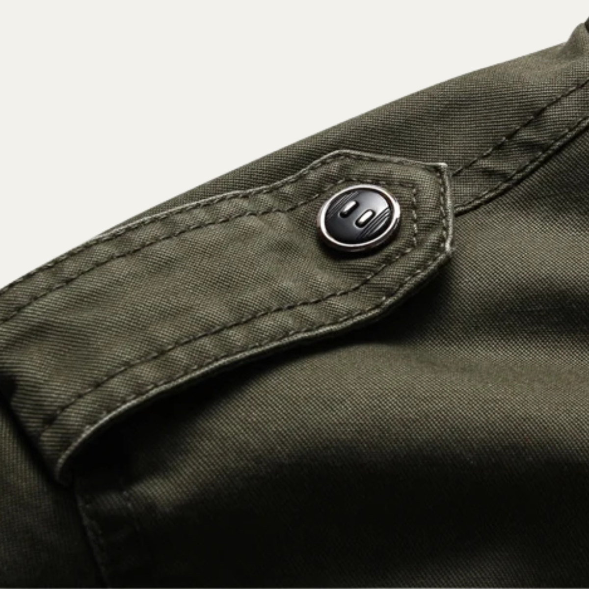 Rugged Men's Tactical Cargo Field Jacket
