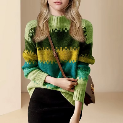Cozy Textured Crew Neck Sweater