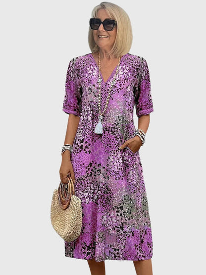 Elegant Garden Party Midi Dress