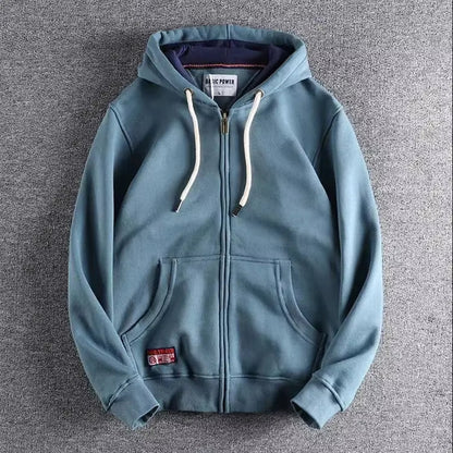 Comfortable Casual Zip Up Sweatshirt
