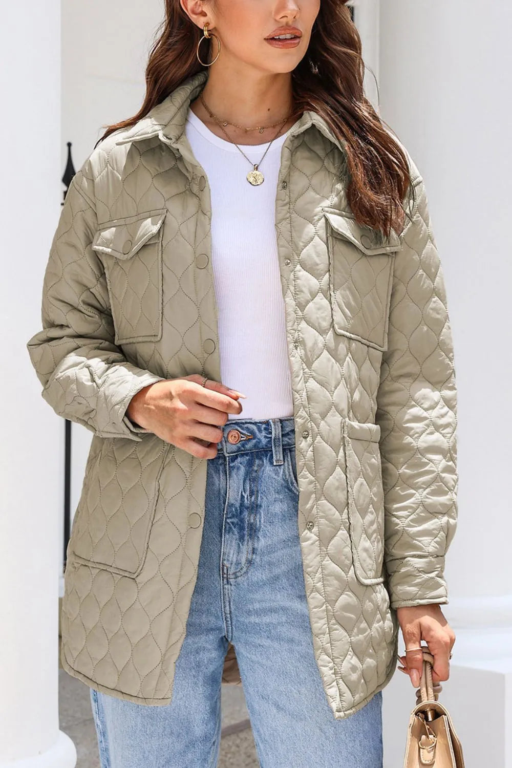 Warm Zip Up Parka Winter Jacket - EasyApparels