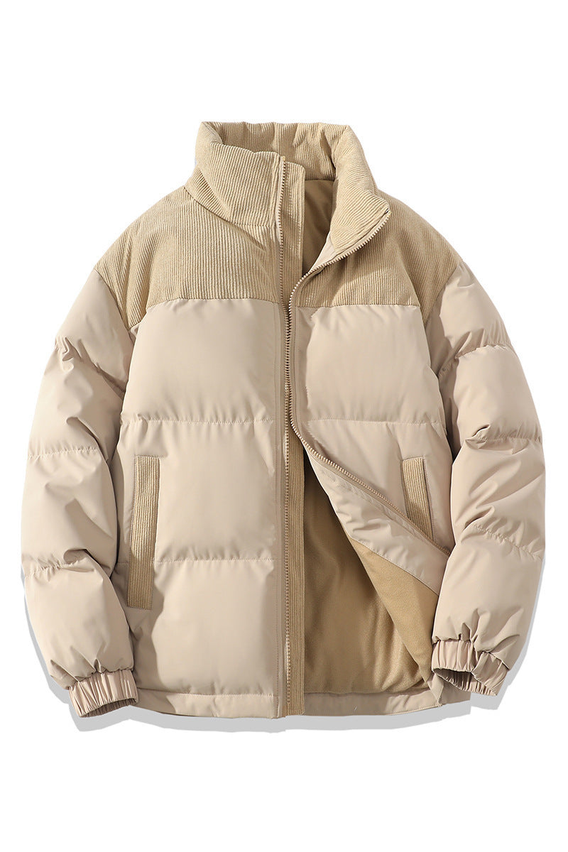 Warm Waterproof Puffer Jacket - Classic Fit, Cotton