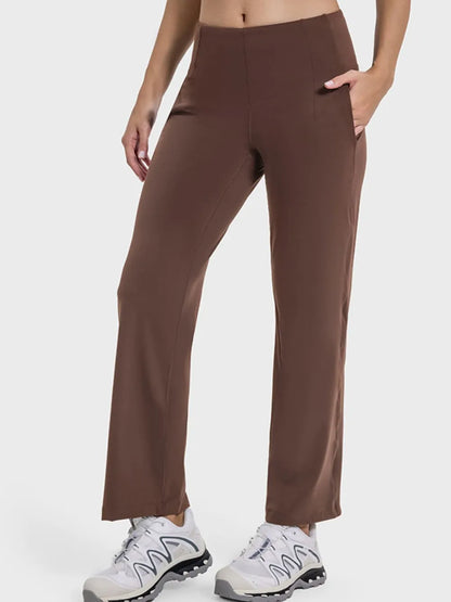 Comfortable High Waisted Athletic Pants - EasyApparels