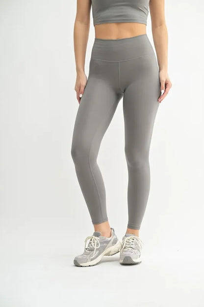 Slim Fit Cloud Soft High Waisted Leggings - EasyApparels