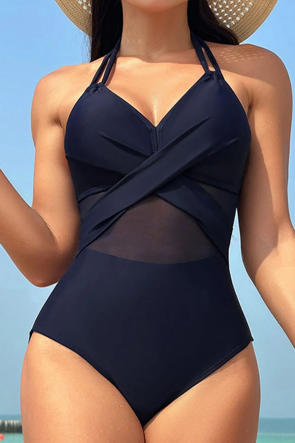 Strappy Cutout One Piece Swimsuit