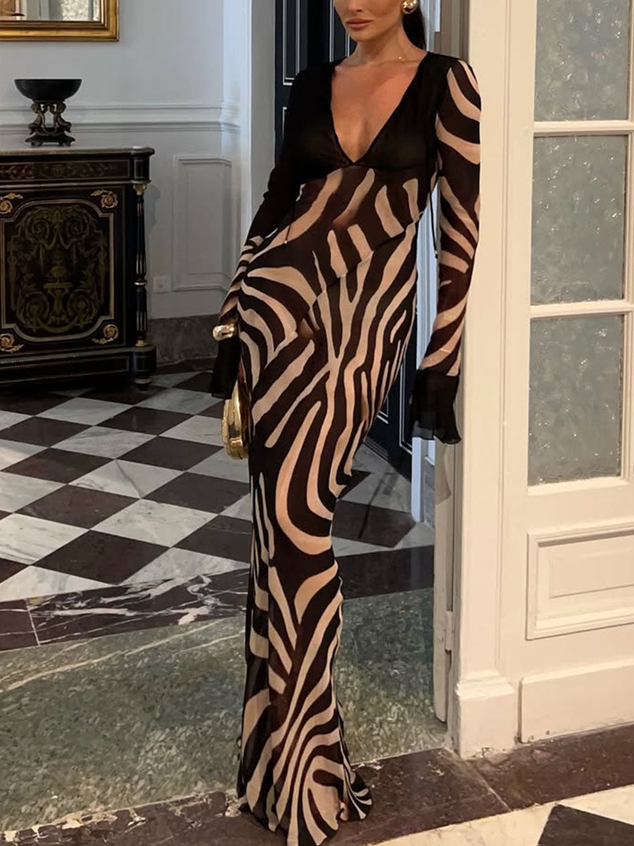 Elegant Floor Length Maxi Dress