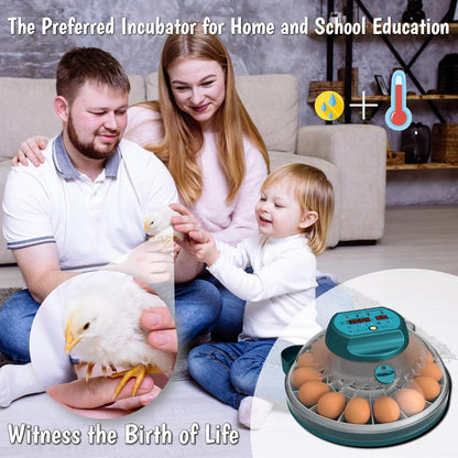 Digital Egg Incubator with Auto Humidity Setter