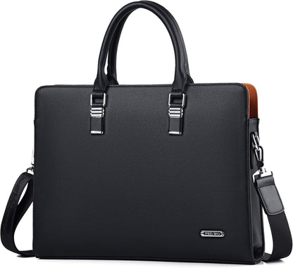Premium Leather Executive Laptop Bag