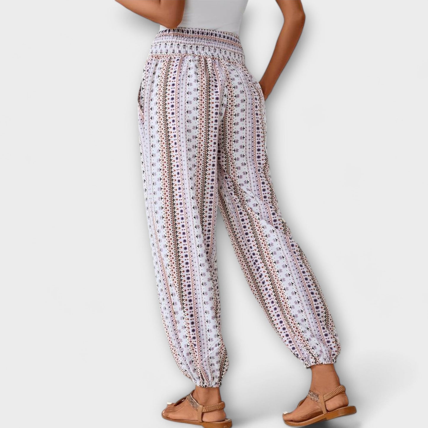 Colorful Printed Women's Pants