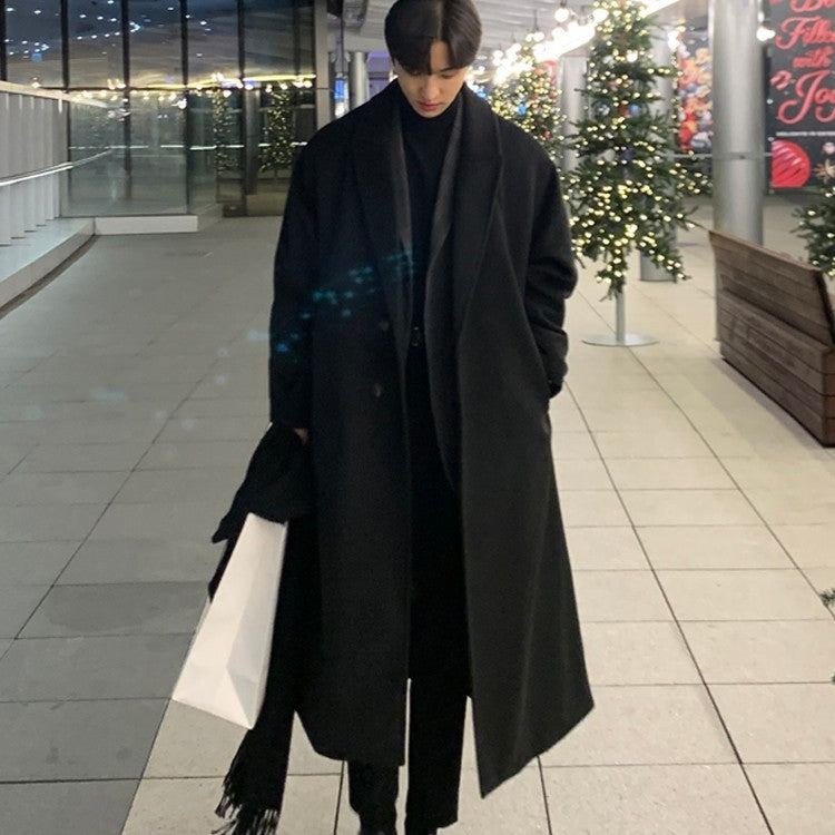 Classic Mens Waterproof Wool Coat