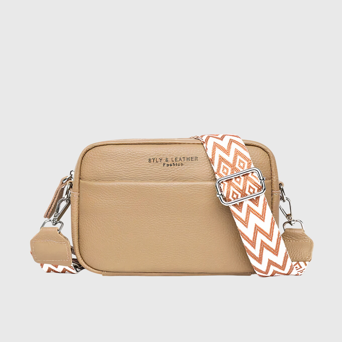 Stylish Faux Leather Crossbody Handbag for Daily Use