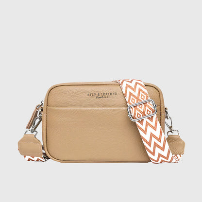 Stylish Faux Leather Crossbody Handbag for Daily Use