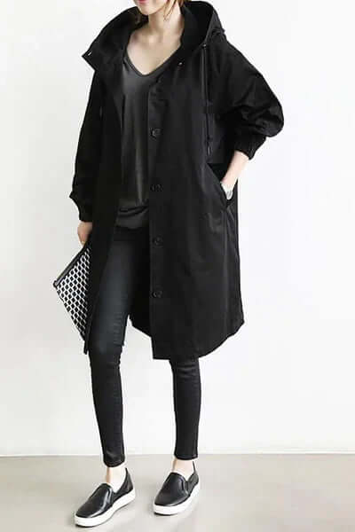Waterproof Women's Rain Jacket - Lightweight Outdoor Cape