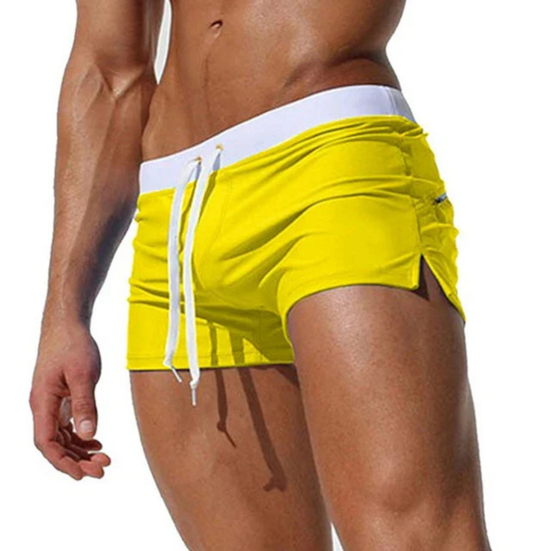 Men's Quick Dry Swim Shorts Slim Fit Lightweight