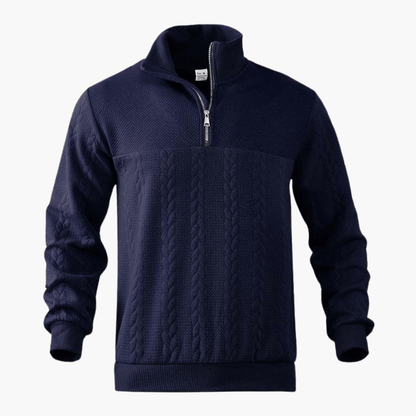 Classic Crew Neck Warm Sweater for Men