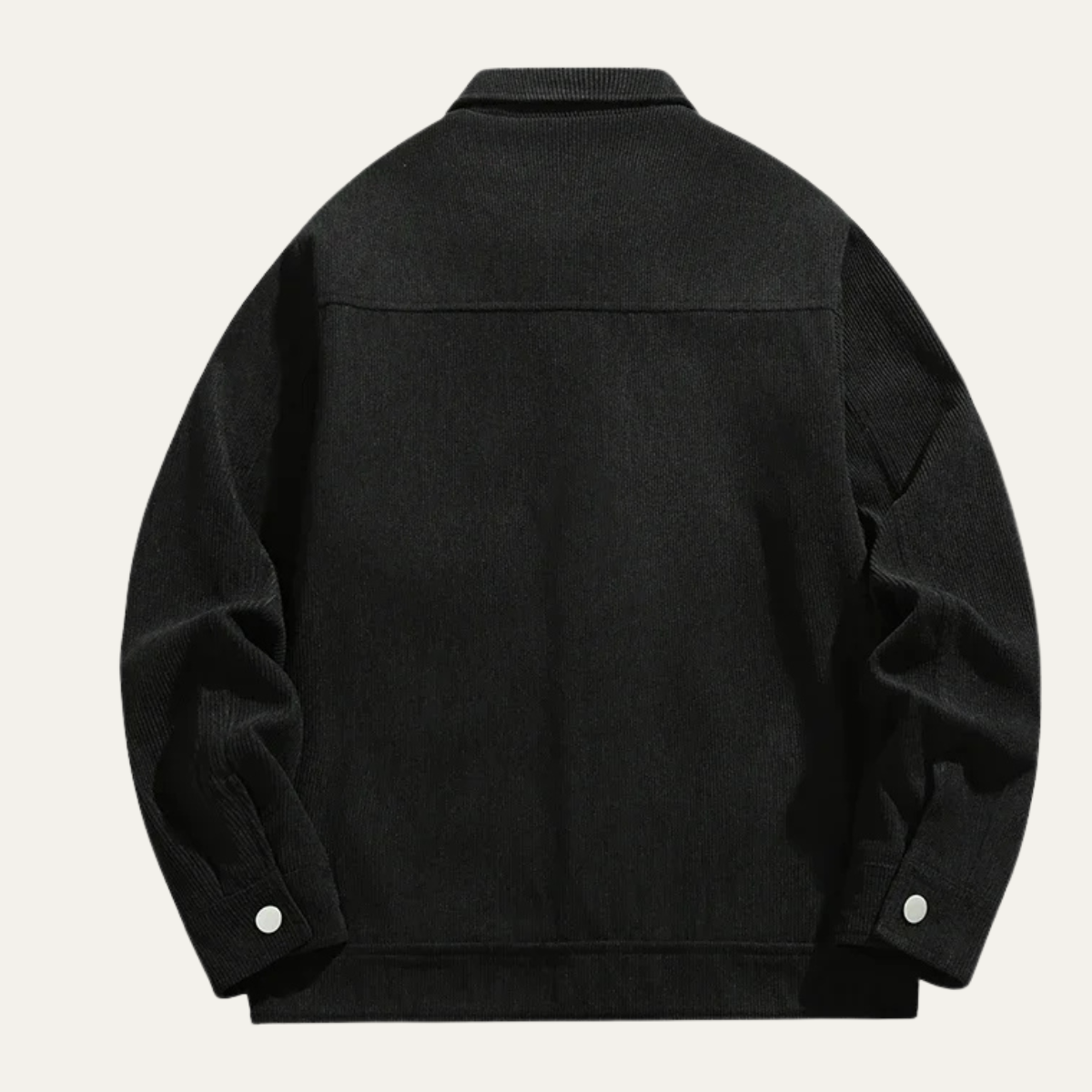 Relaxed Fit Corduroy Button Down Men's Jacket