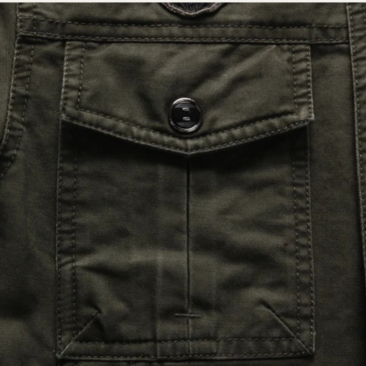 Rugged Men's Tactical Cargo Field Jacket