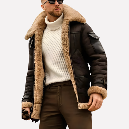 Classic Leather Pilot Jacket