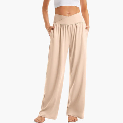 Women's Comfortable Wide Leg Pants with Pockets